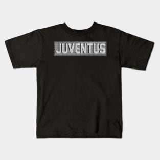 Juventus White Line Art Kids T-Shirt